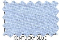 La Fixsun Linen V Neck Double Layer Top - FBT95 - White Kentucky Blue and Aqua - Lori's Lovelies
