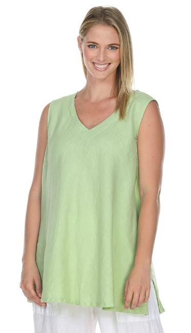 La Fixsun Sleeveless vNeck Bias-cut Top or Tank - FBT802 - Lori's Lovelies