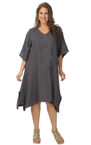La Fixsun Linen Kimono Long Tunic or Dress - FBD1090 - Lori's Lovelies